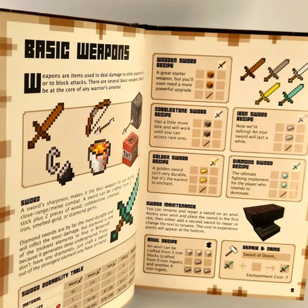 Minecraft Combat Handbook, updated version